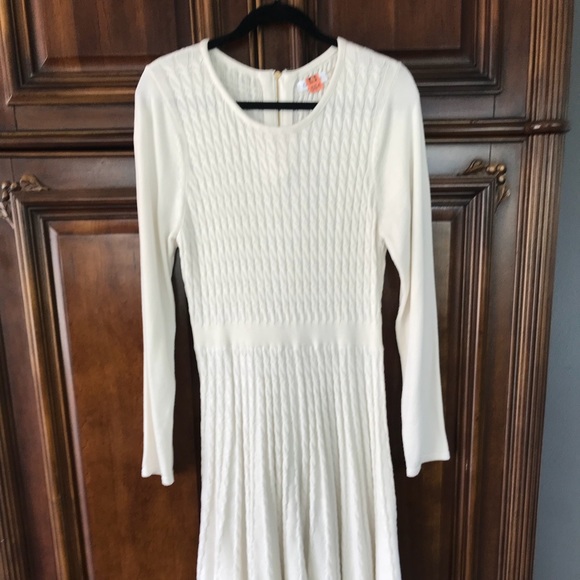 Calvin Klein Dresses & Skirts - Calvin Klein ivory sweater dress